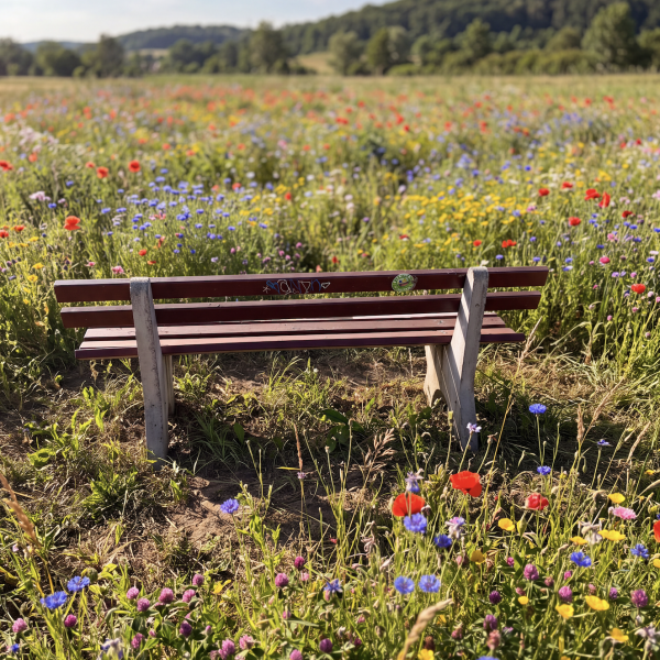 Blumenwiese Ki-generiert